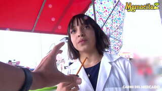 CARNE DEL MERCADO-#Matilde Ramos-ក្តៅ Colombiana ខ្លែងហើរនិង Fucks ស្សនៈជាមួយនឹងបុរសម្នាក់ដែលនាងគ្រាន់តែបានជួប